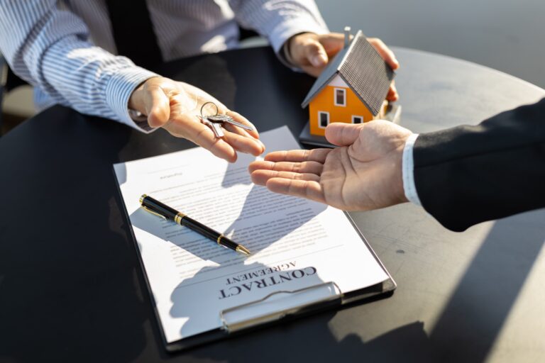 Signing real estate agreements, buying-selling, renting and mortgages.